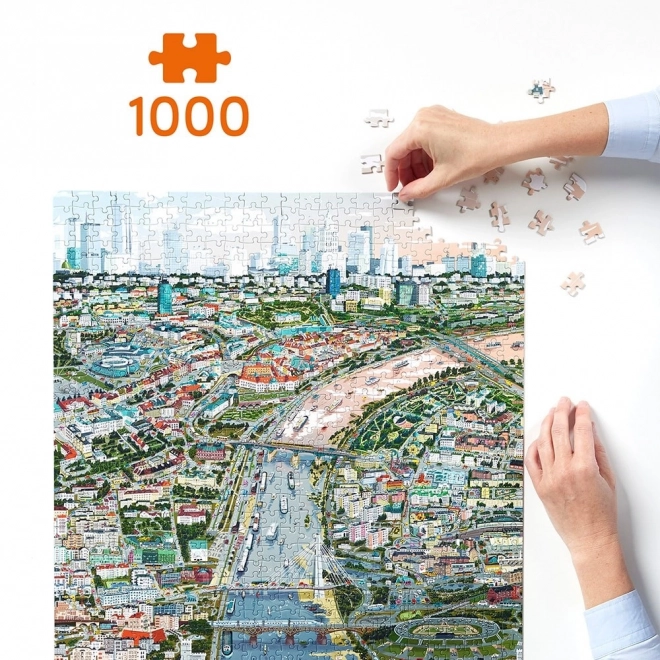 Puzzle Miasto Varșovia 1000 de piese