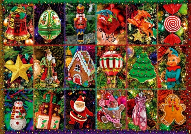 bluebird puzzle ornamente de Crăciun 1000 piese