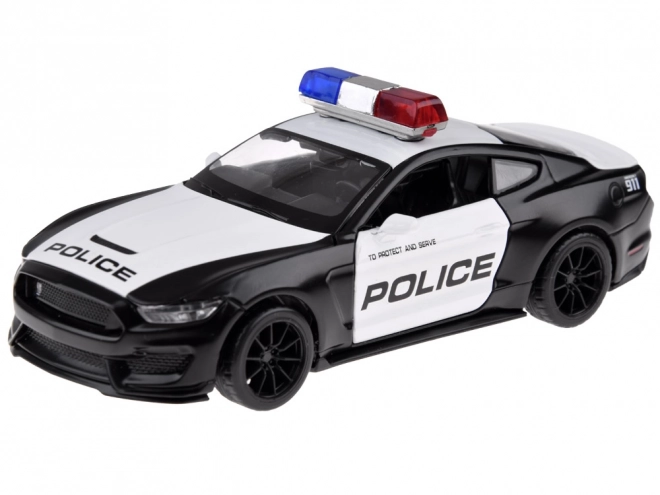 Mașinuță metalică de poliție Ford Shelby GT350 scara 1:32