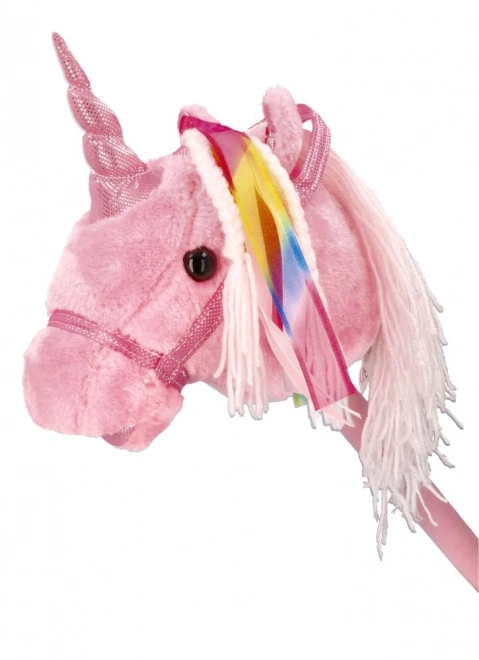 Unicorn pe băț Rosa