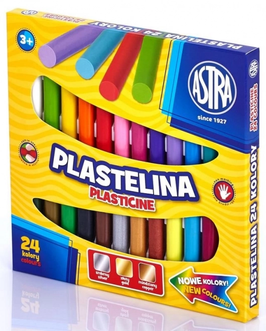 Plastilină Astra 24 culori