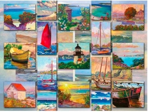 Puzzle 2D 1500 piese coasta colaj Ravensburger