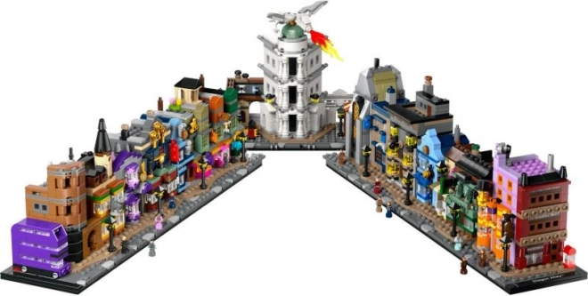 Modelul miniatural Magazine magice din strada Diagon de la LEGO Harry Potter