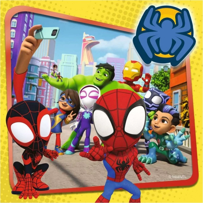 Puzzle Spidey 3 în 1 de la Ravensburger