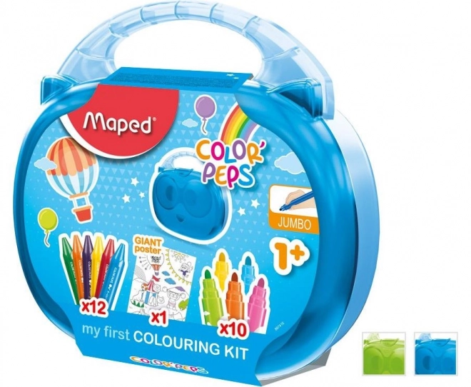 Set creativ Color’Peps Jumbo în valize Maped