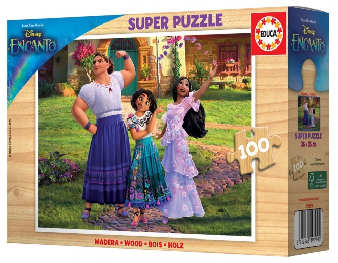 Puzzle din lemn Encanto 100 piese