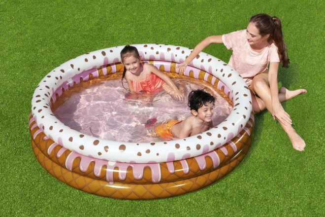 Piscină gonflabilă înghețată 1,60 m x 38 cm