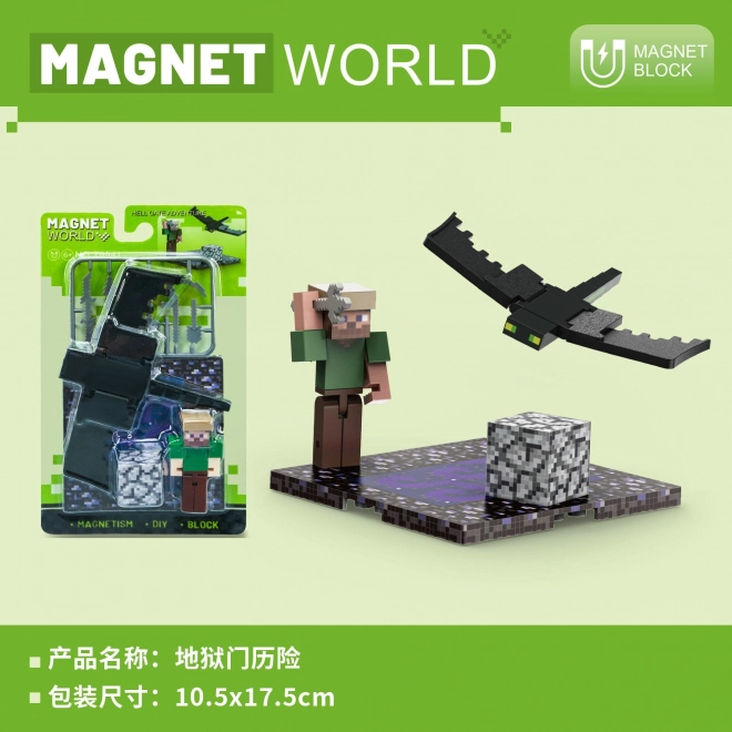 Set de construcție Magnet World Hell Gate Adventure