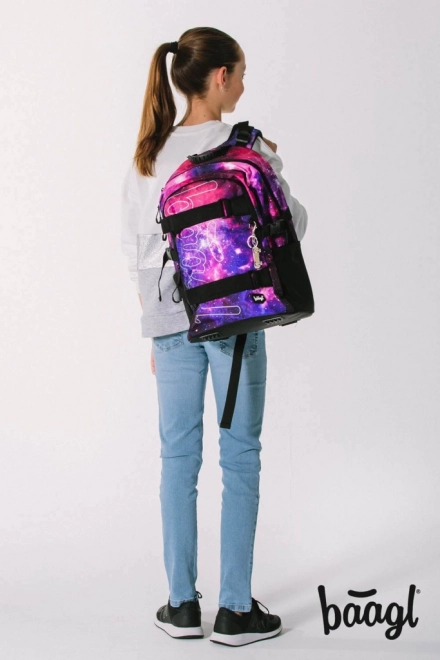 Rucsac școlar ergonomic Galaxy Skate BAAGL