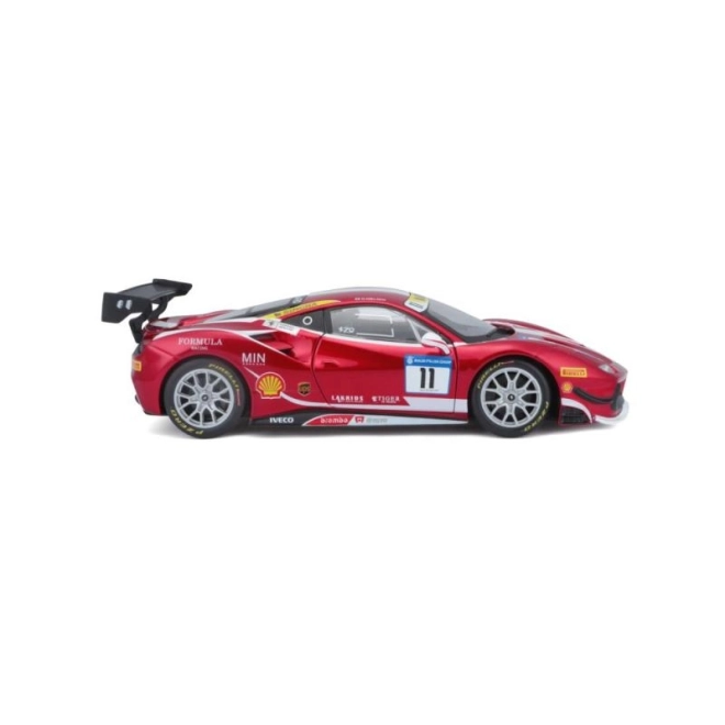 Model auto Ferrari 488 Challenge 2017 de la Bburago la scară 1:24