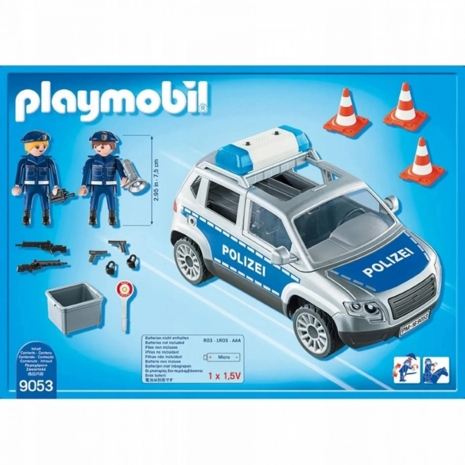 Set figurine City Action mașină de teren de poliție