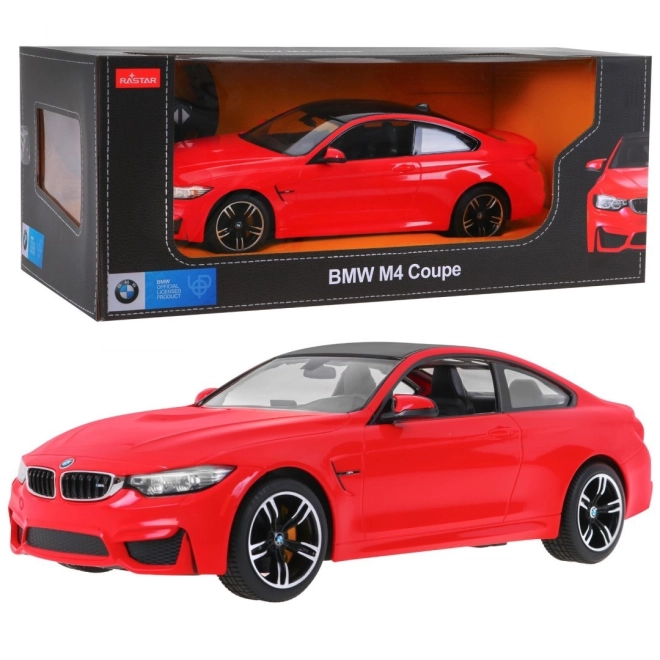 Mașină teleghidată Bmw M4 coupe albă 1:14 – Roșu