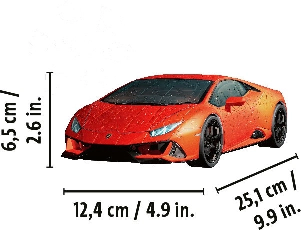 Model puzzle Lamborghini Huracán Evo verde