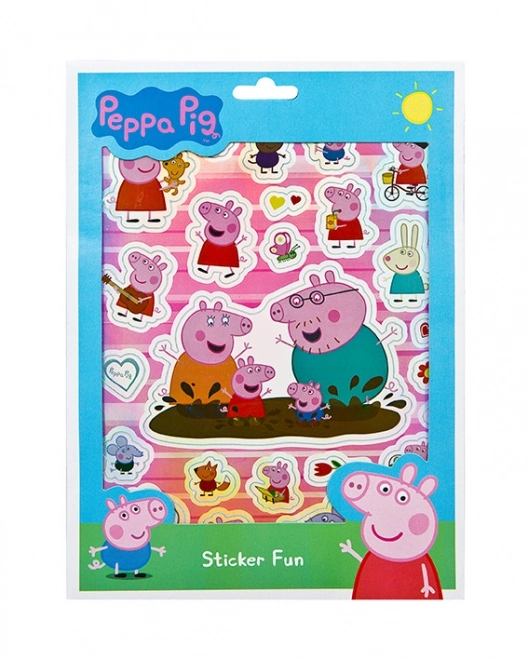 set de autocolante peppa pig