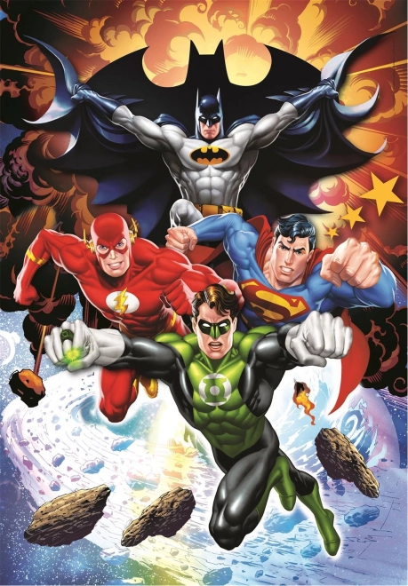 Puzzle 104 piese super color DC Comics