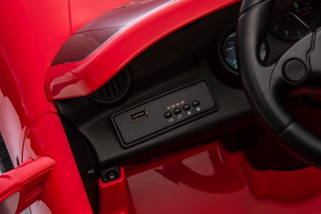 Mașină electrică pentru copii RUF CTR3 roșie