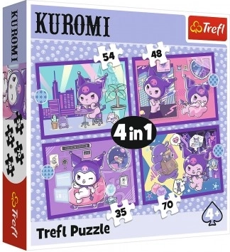 Puzzle Den cu Kuromi 4 în 1
