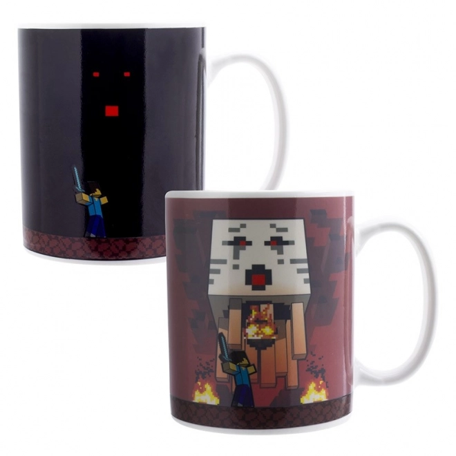 Cana cu motiv schimbător Minecraft Nether
