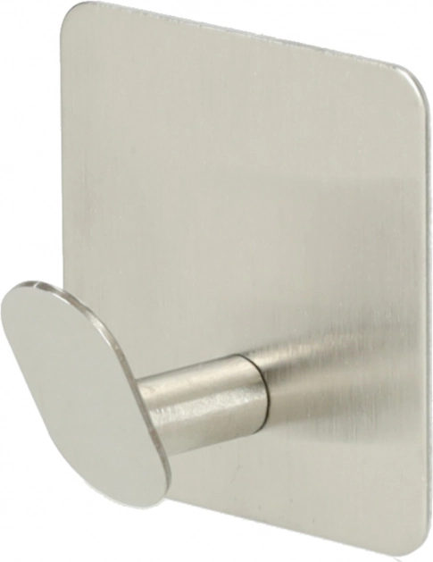 Set de 4 cârlige metalice autoadezive pentru perete