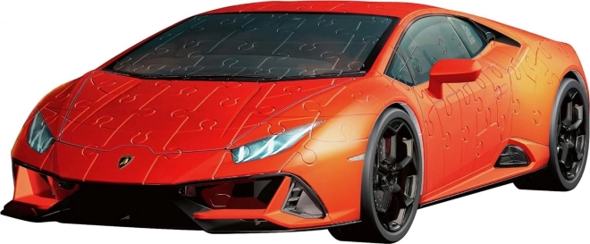 Puzzle Lamborghini Huracán Evo Portocaliu