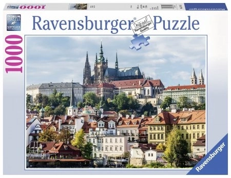 puzzle cu Vederea Castelului din Praga 1000 piese