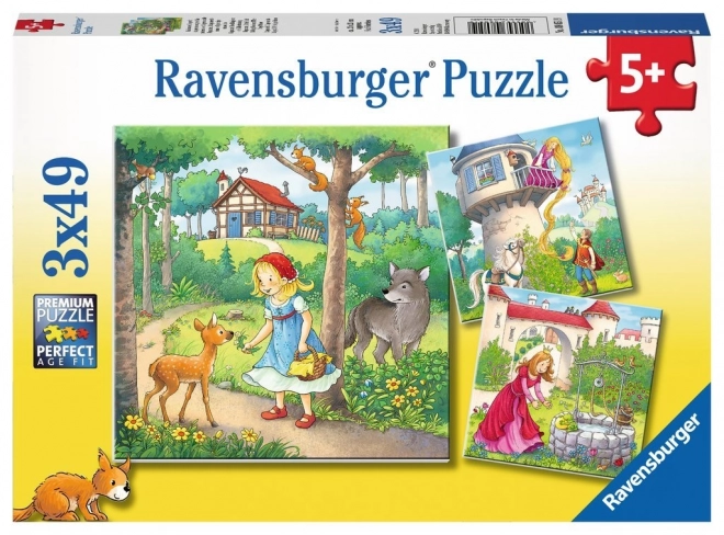 Puzzle povești clasice 3x49 piese