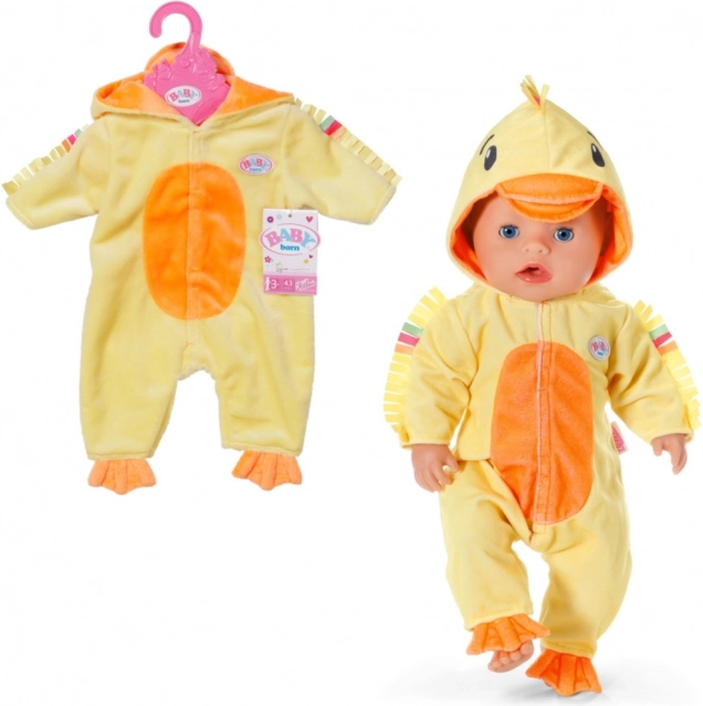 baby born costum rățușcă pentru păpușă 43 cm