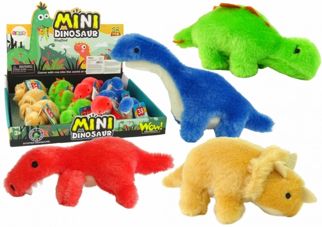 mini jucărie pluș dinozaur 4 specii