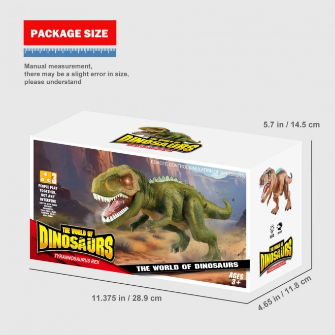 Dino T-Rex controlat de la distanță cu lumini și sunete
