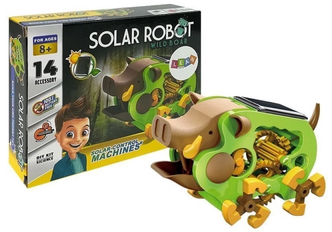 robot solar educativ de asamblat mistreț diy verde