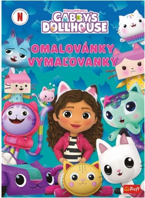 cărți de colorat Gabby's Dollhouse 20 × 27,3 cm, 24 pagini
