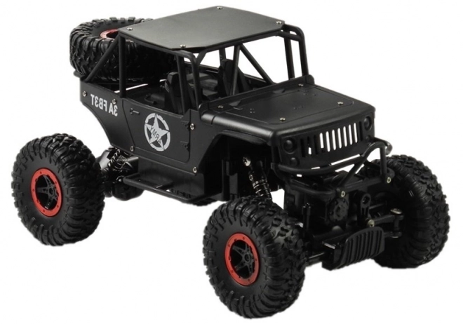 Mașină cu telecomandă Jeep R/C 1:18 negru