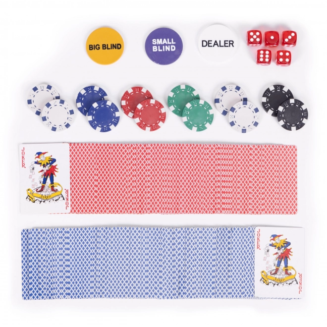 Set Poker Blackjack 500 Jetoane Cu Geantă