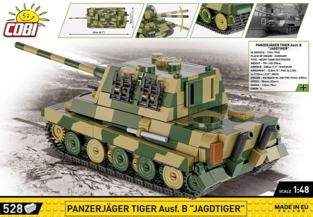 Set de construcție Tank Panzerjäger Tiger Ausf. B Jagdtiger