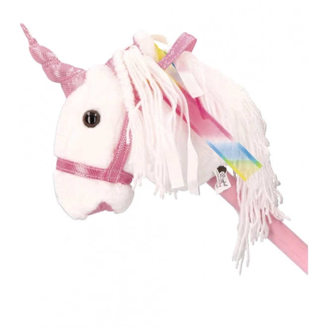 Unicorn pe băț Rosa