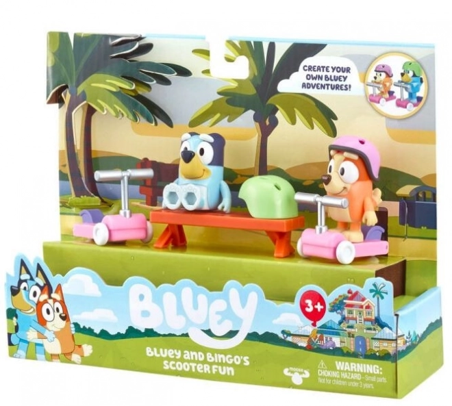 Set pentru mers cu trotineta Bluey