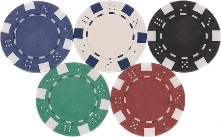 Jetoane profesionale cu nucleu metalic (10 g)