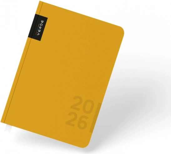 Agenda zilnică A5 2026 Verde Muștar