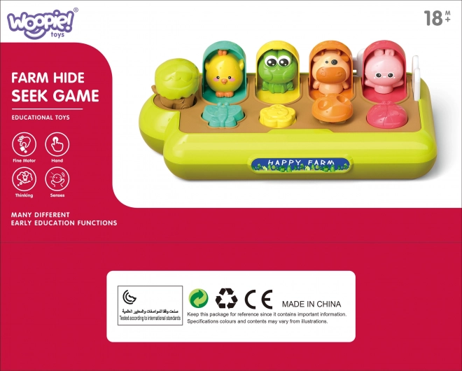 Jucărie educativă ferma veselă pop-up