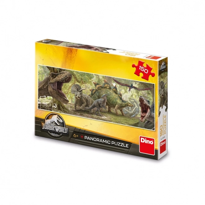 Puzzle panoramic Dino Jurassic World, 150 piese