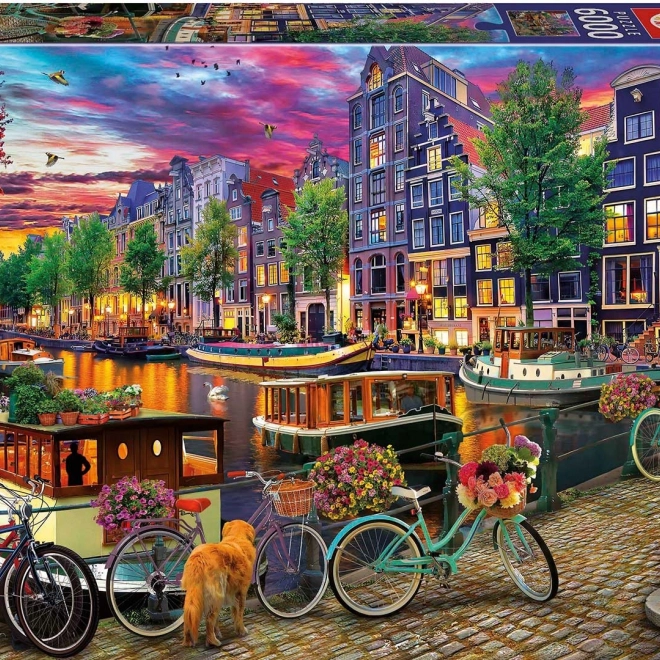 Educa Puzzle Biciclete în Amsterdam 6000 de piese