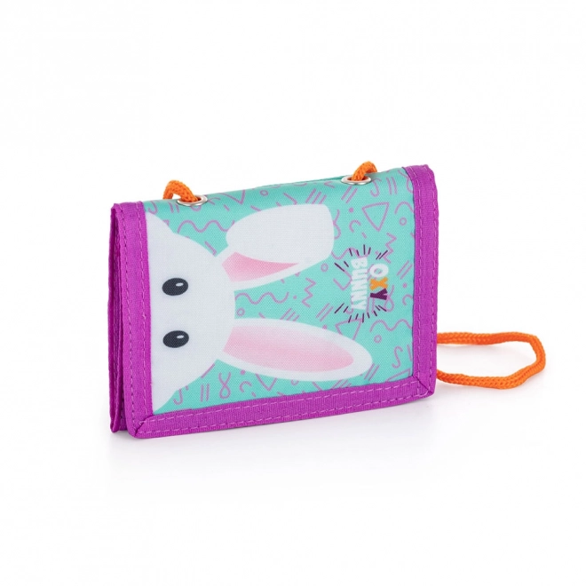 Portofel textil Oxy Bunny pentru copii