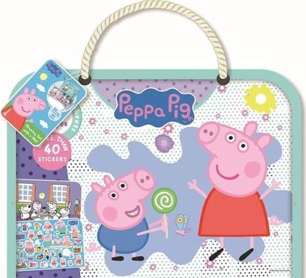 bloc de desen cu suport Peppa Pig