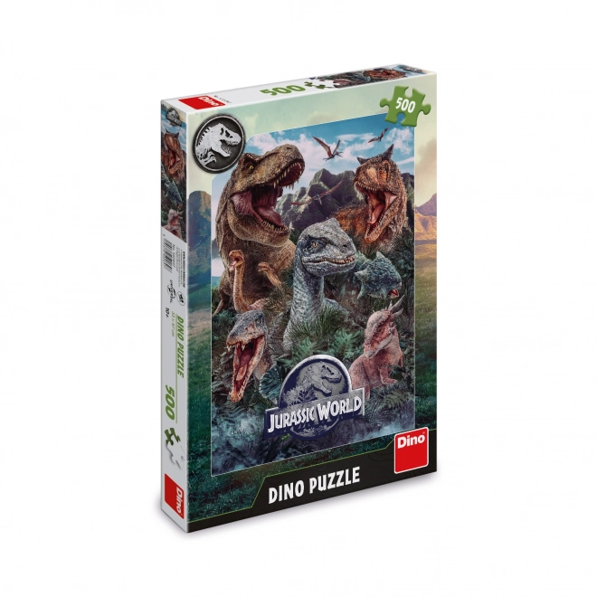 Puzzle DINO Jurassic World 500 de piese