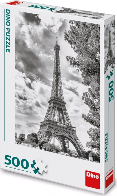 Puzzle alb-negru Turnul Eiffel 500 piese