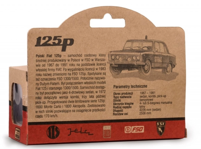 Mașină clasică Fiat 125 pompieri