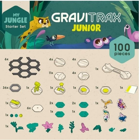 Sistem interactiv GraviTrax Junior - Set de start Jungle