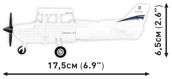 Cobi klocki avion cessna 172 skyhawk