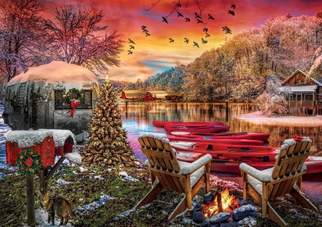 Puzzle Tabără de vară 2000 piese
