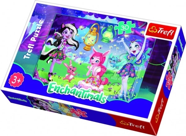 Puzzle Enchantimals: Lumea Magică 30 de Piese